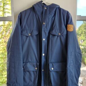 Fjallraven Blue Hooded Field Jacket